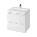 Cersanit Meuble de salle de bain blanc 60 cm Minimal