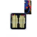 Ruedelafete Set de 6 Crayons de maquillage fluo