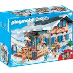 Playmobil 9280 - Family Fun : Chalet avec skieurs