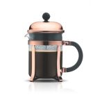 Bodum Cafetière à piston, 4 tasses, 0.5 l, acier inox