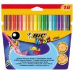 Bic Pochette de 18 feutres Kids pointe moyenne