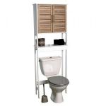 Tendance Meuble WC 1 tablette Stockholm - Blanc