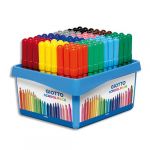 Giotto Schoolpack de 108 feutres Turbo Maxi couleurs assorties