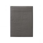 Essix Drap plat en satin de coton gris 270x300