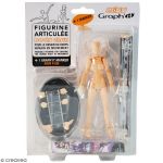 Graph'it Figurine articulée pour le dessin Femme Body Chan 2.0