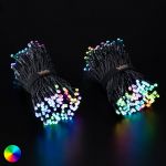 Twinkly Guirlande lumineuse Connectée 400 Leds RGB 32m pour Sapin de Noël Multicolore