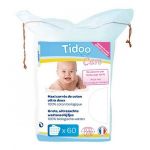 Tidoo 50 maxi carr&eacute;s de coton bio