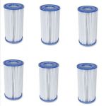 Bestway 58012 Cartouche de filtration pour piscines Taille III - 6 pieces
