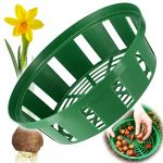 Kadax - Panier à bulbes en plastique - 2 formes - Rond - 23 cm