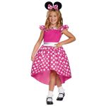 Ruedelafete D&eacute;guisement Minnie rose classique fille - Couleur Noir - Taille 5 - 6 ans (109 - 126 cm))