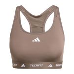 Adidas Brassi&egrave;re Techfit - Earth Strata Femme, pointure Small - ['Marron'] - Taille Small