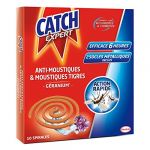 Catch Insecticide Spirales &Agrave; Moustiques - La Boite De 10 Spirales