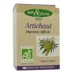 Nat & Form Artichaut Bio 200 gélules Eco Responsable