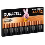 Duracell Pile alcaline AAA / LR3 Plus Powerboost - Lot de 32
