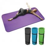 Tapis de yoga, de gym, d'exercices 186 x 120 X 1 cm Violet Vivezen