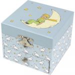 Trousselier Coffret Musique Cube Phosphorescent - Le Petit Prince et moutons