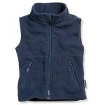 Playshoes Polaire Sans manche Fille - Bleu - Blau (marine) - FR : 18 mois (Taille fabricant : 86)