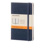 Moleskine Carnet - couverture rigide - 13 x 21 cm - 240 pages - pages lignées - bleu saphir
