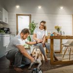 BRILONER - Lot de 3 spots LED encastrables 230V Boîtier 50% recyclé, intensité lumineuse variable, orientable, Ra90, changement de température de couleur, 90x24mm (DxH), nickel mat