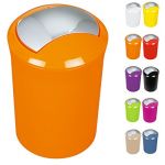 Spirella Poubelle &agrave; bascule PS SYDNEY 5L Orange - Orange