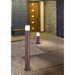 Trio Lampadaire extérieur Mika, petit modèle - marron