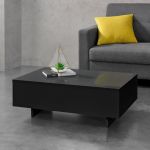 Table B e de Salon Braunschweig 85 x 55 x 31 cm Noir Brillant