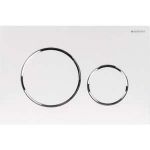 Geberit 115.882.KJ.1 - Plaque de déclenchement WC Duofix Sigma 20 blanc chromé