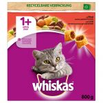 Whiskas 1 +, b&oelig;uf pour chat - 2 x 800 g