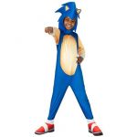 Rubie's D&eacute;guisement Sonic The Hedgehog classique pour gar&ccedil;ons et filles, combinaison avec couvre-bottes et accessoire pour la t&ecirc;te, Licence officielle Sega Sonic pour No&euml;l, carnaval, Halloween,