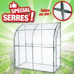 Outiror Serre de jardin murale hauteur 2,15 m&egrave;tres