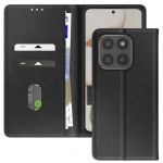 Avizar &Eacute;tui Portefeuille pour Honor 400 Smart Chesterfield Grain&eacute; avec Fonction Stand Noir