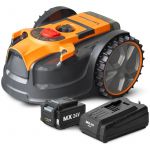 Lawnmaster Robot tondeuse autonome 24V sans fil p&eacute;rim&eacute;trique - Le robot le plus simple du march&eacute;