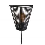 Good & Mojo Applique bambou noir, h. 30cm