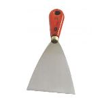 Outibat Couteau de peintre inox avec manche en plastique