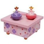 Trousselier Man&egrave;ge musical en bois Princesse et Grenouille