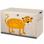 3 Sprouts Caisse de rangement L&eacute;opard