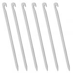 /Ø 12 mm Lot de 4 piquets de tente 38 cm de long et extr/êmement r/ésistant au sol ancrage au sol