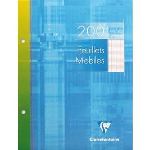 Clairefontaine 5 lot de 100 feuillets mobiles grands carreaux (17x22 cm)