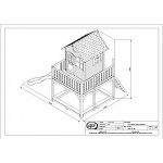 Axi Liam 1 - Cabane enfant sans agrès