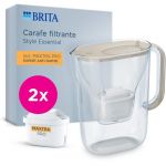 Brita Style Essential Sable + 2 cartouches MAXTRA PRO
