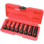 KS Tools Jeu de douilles à choc 6 pans KS 1/2'' 8 pièces