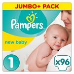Pampers New Baby taille 1 (2-5 kg) - Jumbo+ Pack (x96 couches)