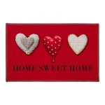 Tapis Déco "Home P ion" 50x80cm Rouge Prix