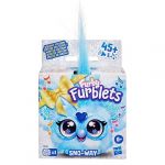Hasbro Furby Furblets SNO-Way Holiday Edition Mini ami, plus de 45 sons et musique, ne parle que furbish, jouets &eacute;lectroniques en peluche pour enfants de 6 ans et plus, bleu et blanc