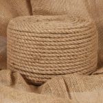 VidaXL Corde de jute 25 m de long 12 mm d'&eacute;paisseur