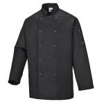 Portwest Veste de Cuisine Suffolk Noir XXL