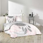 Parure de Lit 3 Pièces "Namaste" 200x200cm Rose Prix