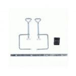 Scheppach Ensemble d'accessoires Kity 550: 2 presseurs + 1 liaison + 1 butée KITY 3901802702