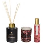 Atmosphera Coffret Senteur Diffuseur de parfum avec bâtonnets 1 Bougie pot en verre et 1 Spray Douceur