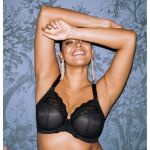 Elomi Soutien-Gorge Plongeant, Opaque, Noir, 90H Femme